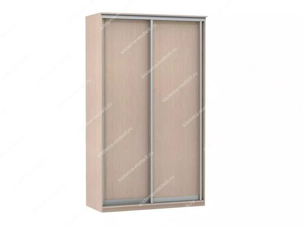 Шкаф купе Модерн 1190х450 2-х дверный 2-х секционный глухой ясень