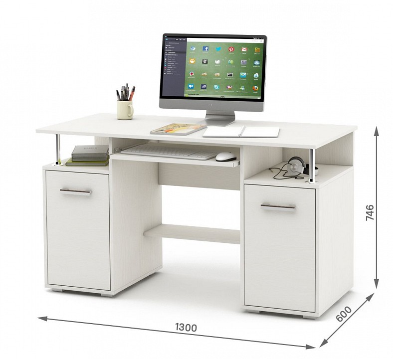 Стол компьютерный Амбер