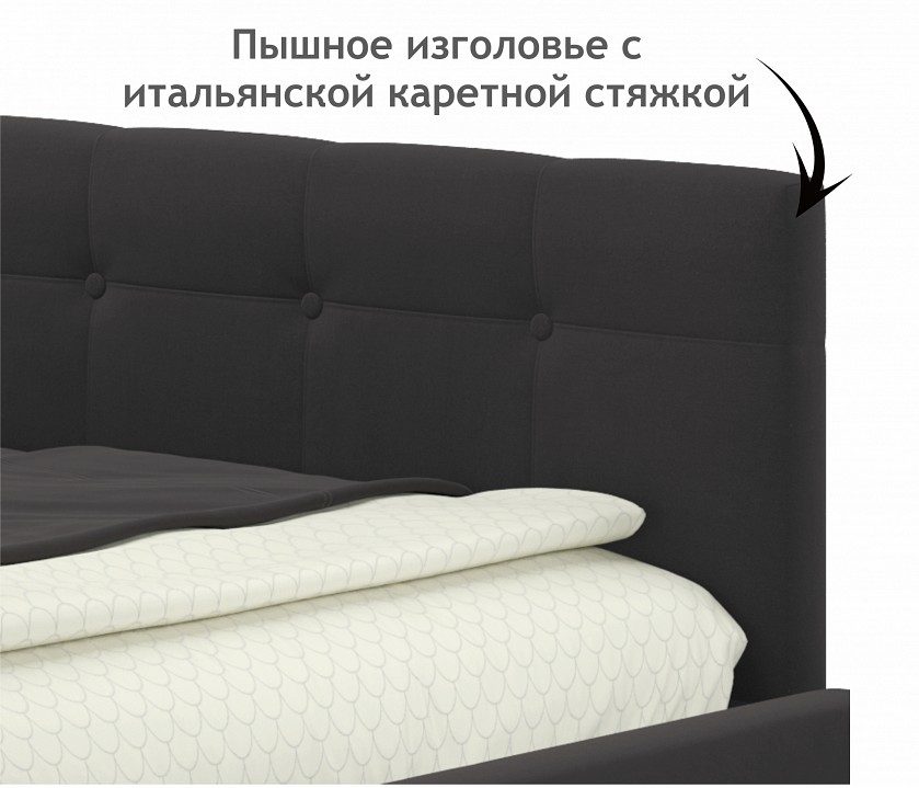 Кровать односпальная Bonna 2000x900 с ПМ