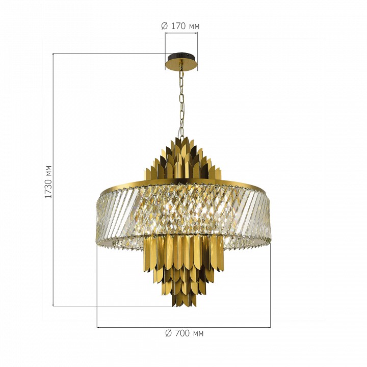 Подвесная люстра ST-Luce Nari SL1635.303.13