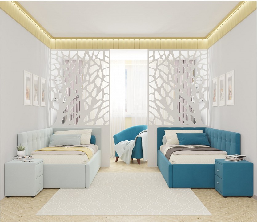 Кровать односпальная Bonna с матрасом Promo B Cocos 2000x900