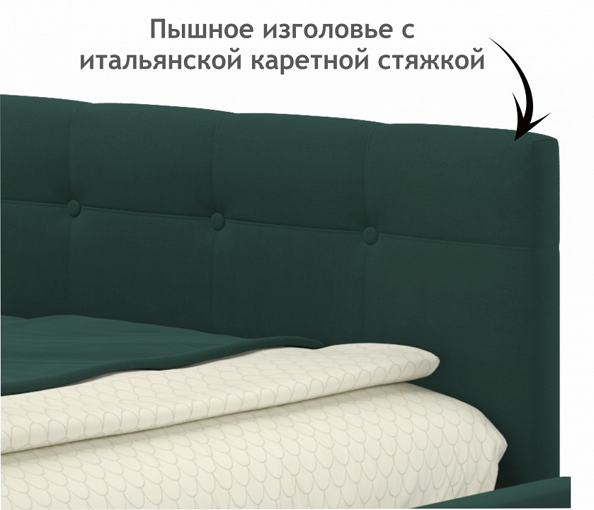 Кровать односпальная Bonna 2000x900 с ПМ